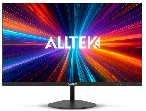 Monitor Alltek In de 21,5" FHD, tela ultrafina, painel VA, 100 HZ, 5MS, hdmi, vga - ATK-215 Z Preto