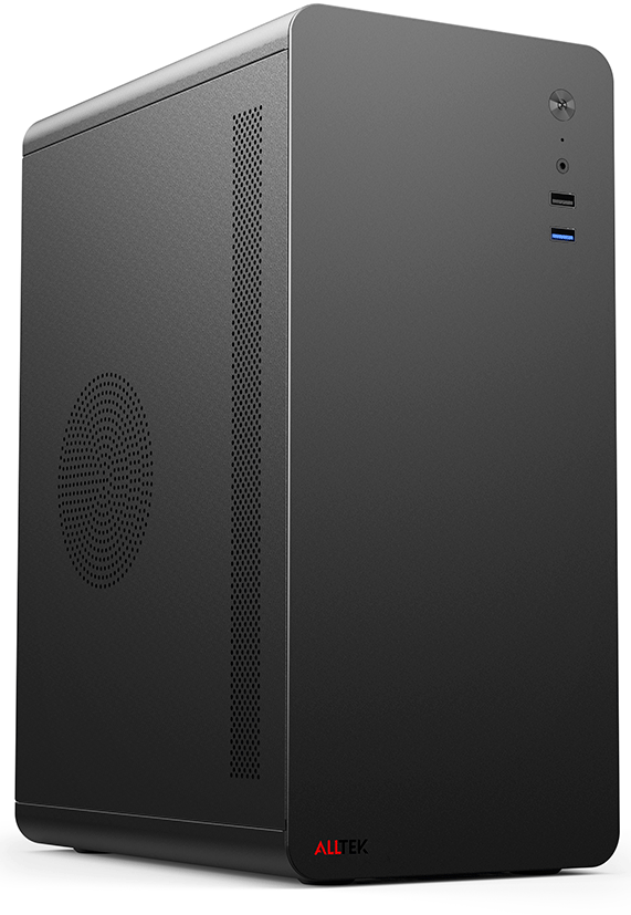 Gabinete Alltek, sem fonte, sem fan, micro ATX/ ITX - ATK20 Preto