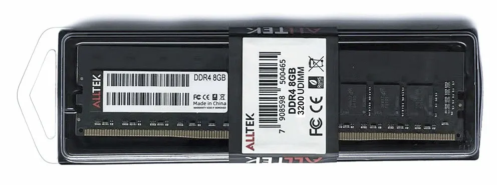 Memória para desktop Alltek, 8GB, 3200MHz, DDR4, CL19 - ATK3200DDR4/6