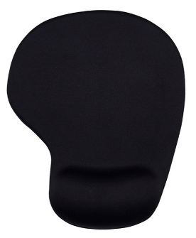 Mousepad ergonômico com almofada apoio de punho Kross Ke-cbs0109 Preto