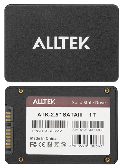 SSD Alltek SATA III 6 Gbs, 2.5 - ATKSSDS 1T