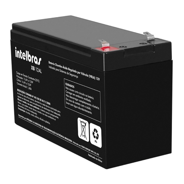 Bateria selada Intelbras XB 12AL VRLA 12V 7A