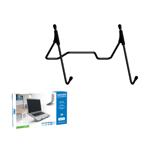 Suporte Ergonômico Para Notebook Preto Pix